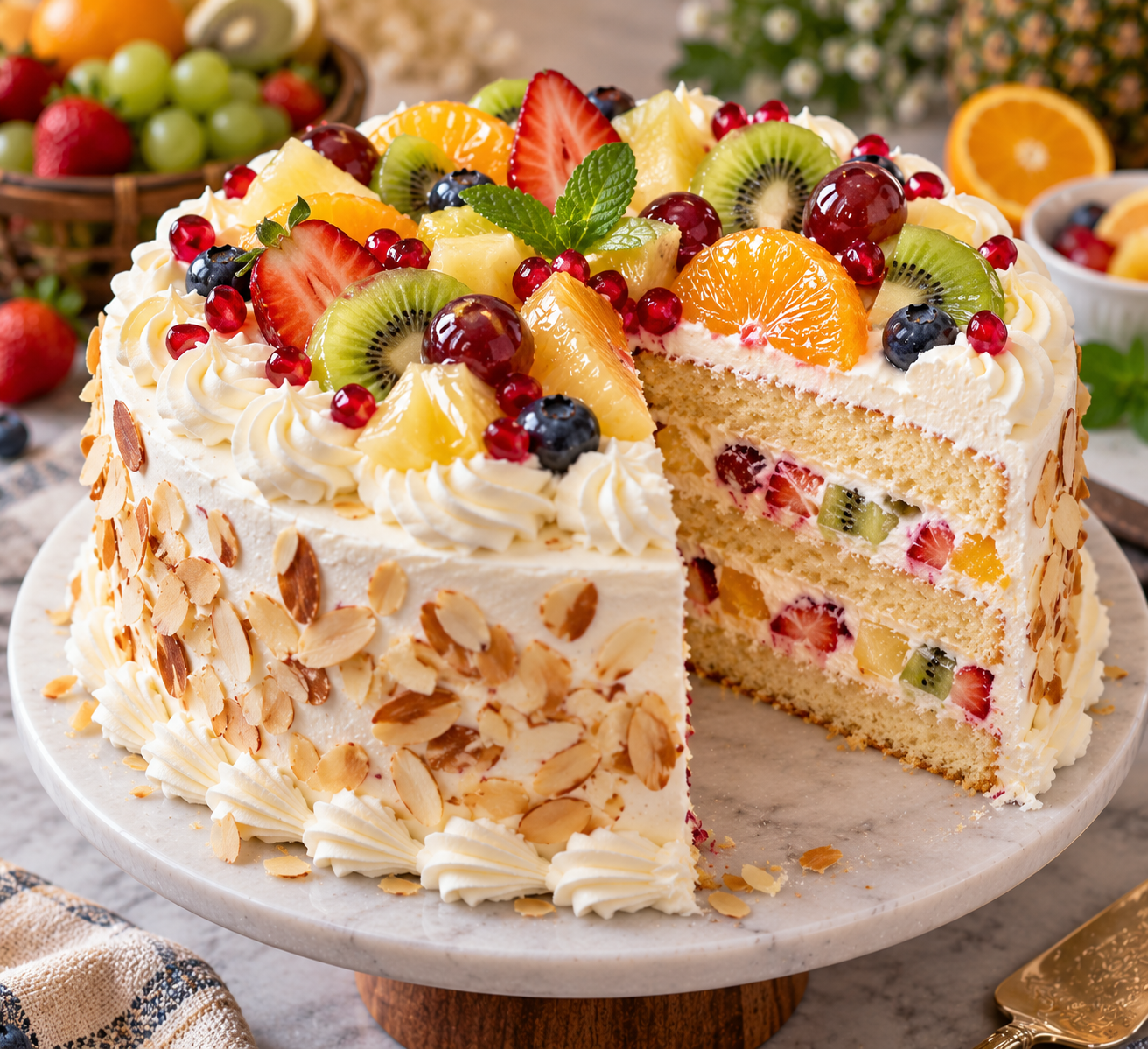 Mixed Fruit Cake